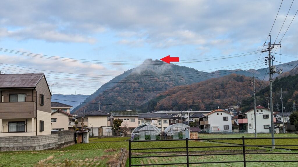 イベントの目的地は山頂の城