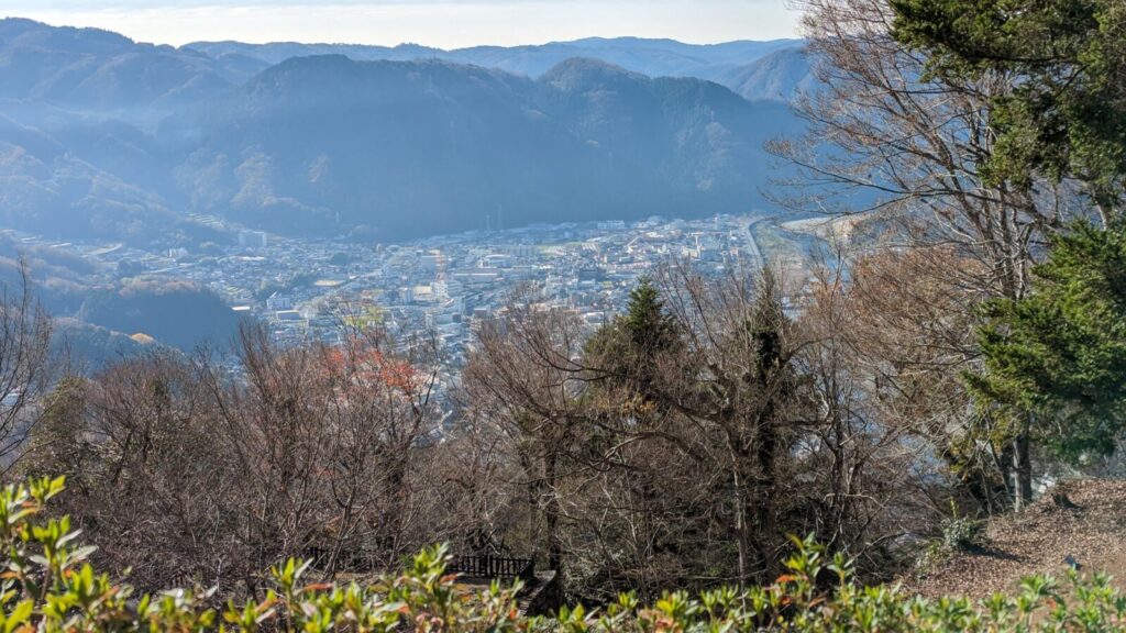 山頂からの景色